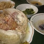 参鶏湯（サムゲタン）の夕食