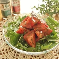 パクチーと花椒塩で♪アジアンなお手軽トマトサラダ　☆スパイス大使☆