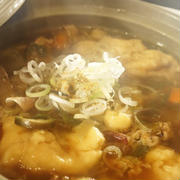 ■晩ご飯【具沢山すいとん】肌寒くなったので身体を温めるに最適です♪