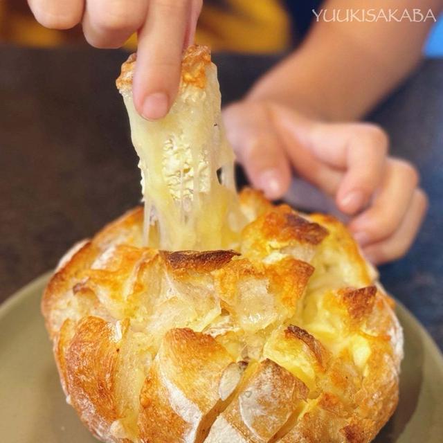 まるごとカンパーニュで！娘が喜ぶ、簡単嬉しい朝ごはん♪
