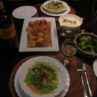 ローズマリー風味の揚げパンdeチーズフォンデュ♥