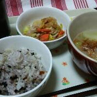 塩ジャン豚野菜炒め