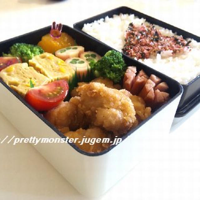愛妻弁当シリーズ！『からあげ弁当☆』