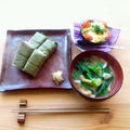 ■簡単アボカドグラタンと大阪土産「柿の葉寿司」の朝ごはん