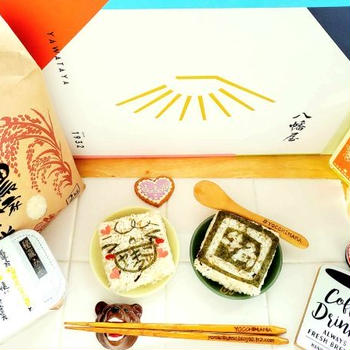 牛角🍙＆「牛角キムチ」でおなじみの「フードレーベル」さんから埼玉の老舗「八幡屋」さんの食品セット♪(*´艸`*)