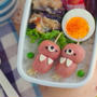 ソーセージからアザラシくんのキャラ弁