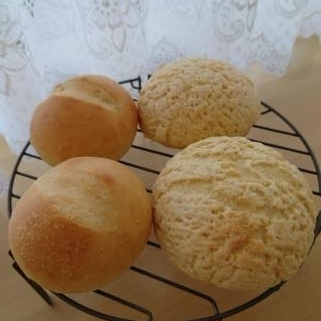 いちごのメロンパン♪丸パン♪
