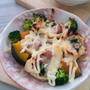 小揚げで野菜たっぷりチーズ焼き
