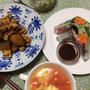 6月3週の教室、中華料理でかぼちゃを食べる