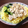 柚子こしょう×マヨで喰うがいい・・「モリモリ男の柚子マヨバンバンジー麺」
