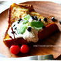 プリンdeフレンチトースト◎バター黒豆添えと、緊張したー！！