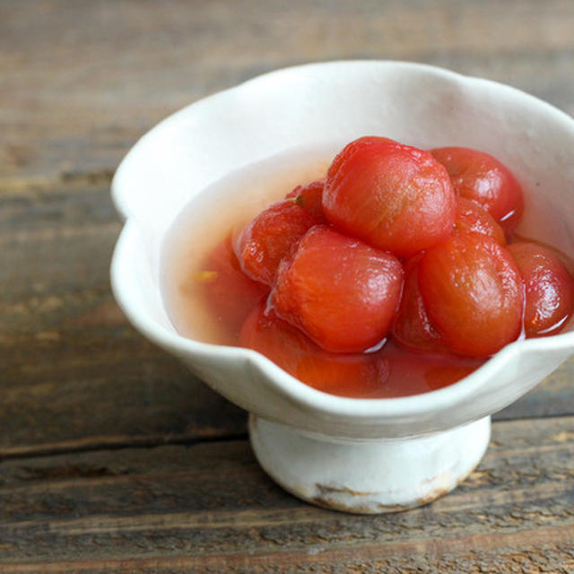 【レシピ】ミニトマトのみりん漬け／静岡県産ミニトマト