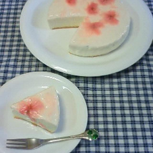 桜咲くチーズケーキ　～　４月のお菓子講座
