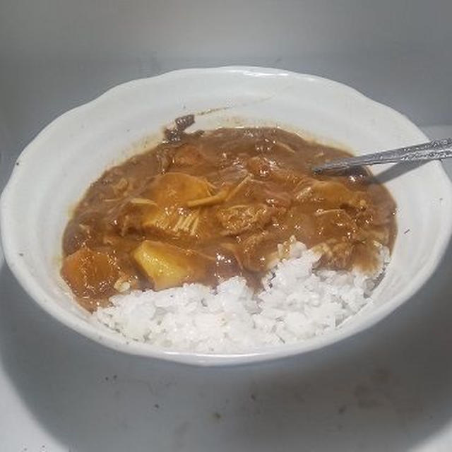 残り物カレー