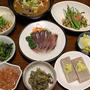 お造りの盛り合わせ＆珍しく「海鮮丼」