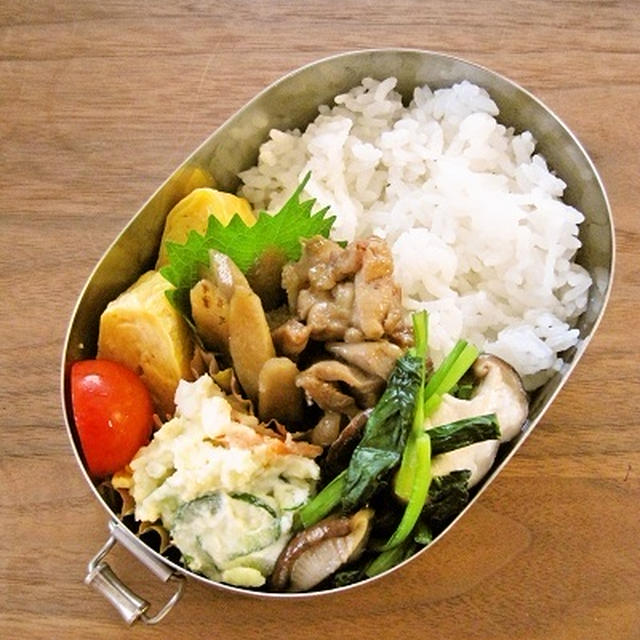 鶏肉と牛蒡のオイスター炒め煮弁当