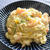 エビと柚子のクリームパスタ。クリームソースと柚子の意外な組み合わせの冬パスタ。