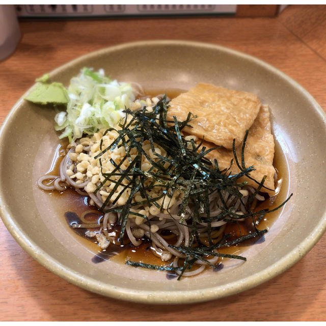立ち蕎麦行脚「越後そば立石店の冷やしむじなそば」