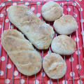 【塩1gのパン】ホシノ＆リスドォルでプチパン。　で朝ごはん。