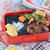 豚肉の焼肉のっけのりハートのお弁当＊＊