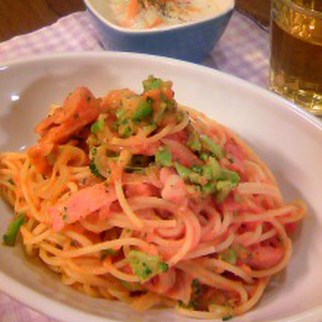 パスタな晩ご飯♪