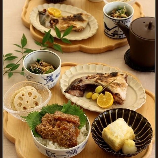 鰤のかま焼き！鯛茶漬け！で、おうち居酒屋♪