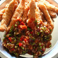 Fried Chicken with Salsa