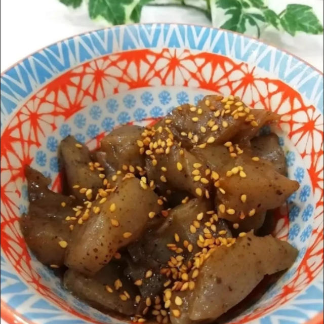 【祝！つくれぽ】「こんにゃくの炒めもの」のつくれぽが公開されました、おりがみ。