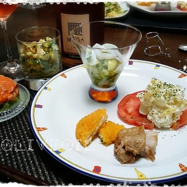 お誕生日のおうちご飯で二度目の乾杯♪