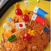 【子どもの日に】ホットプレートで作る　みんな大好き！こいのぼり＆お楽しみオムライス
