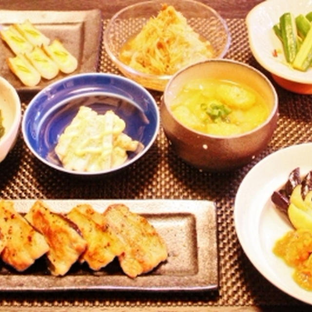 おつまみ盛り　簡単なもので品数多く♪