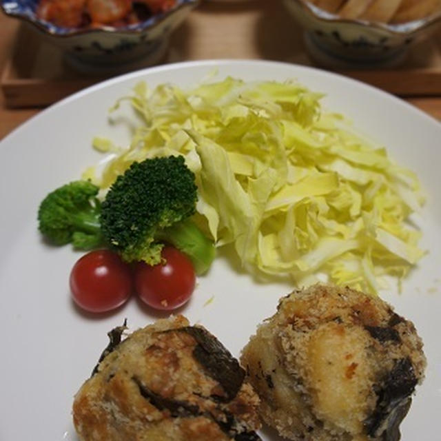 『晩ごはん』きんぴらコロッケ