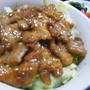 健康法師の　レタスたっぷり豚丼