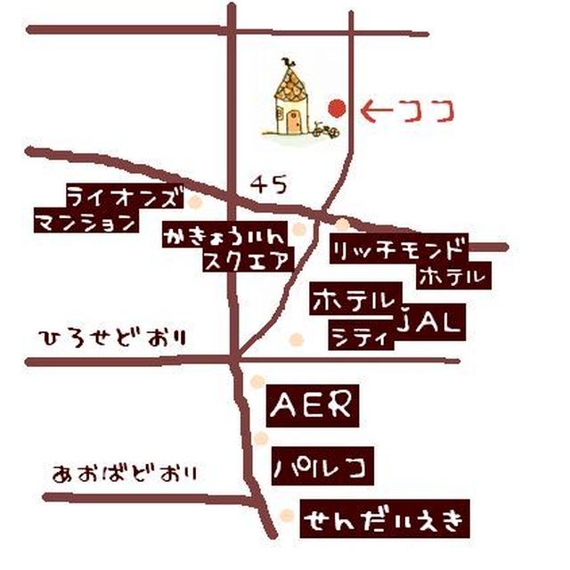 ■もの作り作家sanとイベントを行います(・∀・)■地図