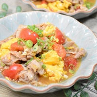 【アンバサダー】豚肉とトマトのオイスターソース炒め