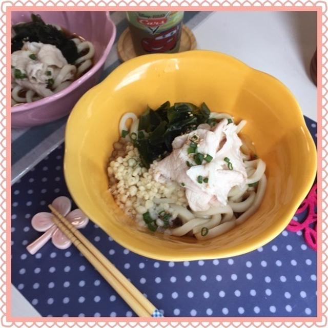 おウチごはんが恋しくなる〜☆肉ぶっかけうどん☆