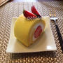 いちごのロールケーキ☆