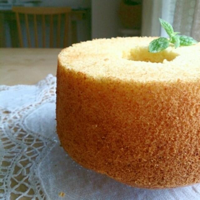 お豆腐スフレチーズシフォン。
