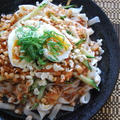 ピリ辛ネバネバ！夏の納豆キムチ麺