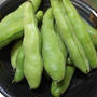 旬の食材で「そら豆の天ぷら」