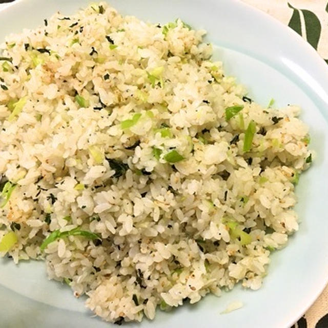 しらすとネギ・大葉の炒飯☆花火