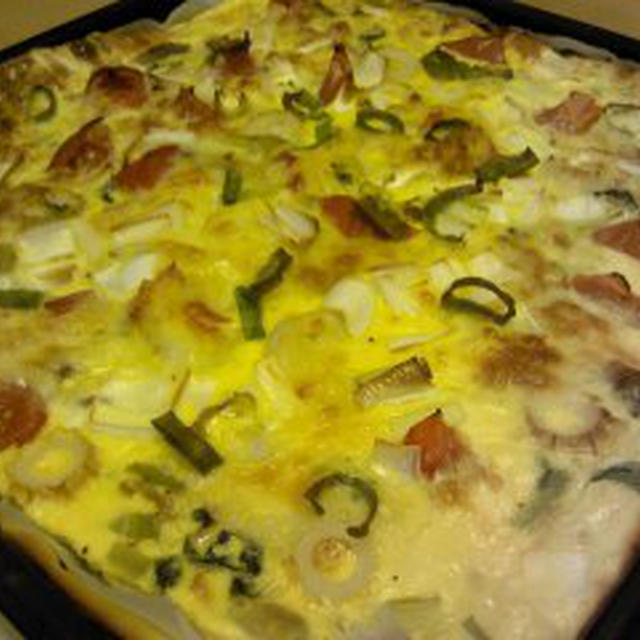企画レシピ具もチーズもたっぷりなんちゃってキッシュ