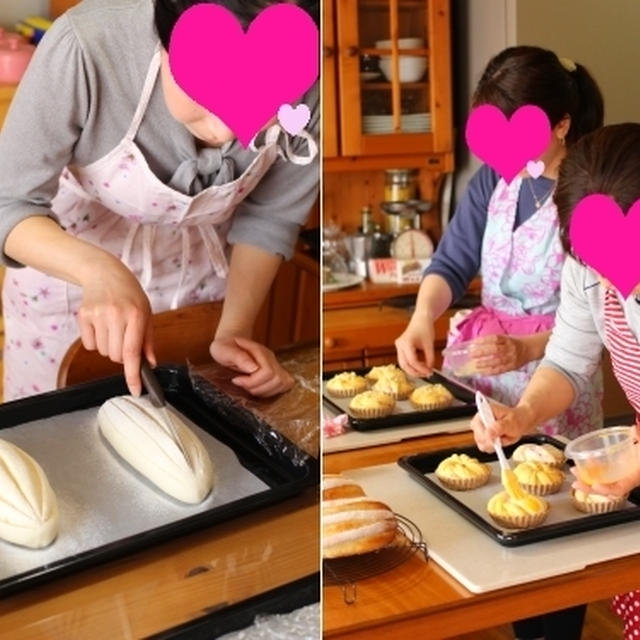 Ｌｉｔｔｌｅコース☆ミルクハース＆Ｍａｇｉｃコース☆木いちごのお花パン 