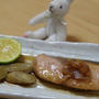 鮭のオイスターソース照り焼き☆