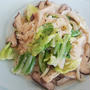 春キャベツときのこのスープうどん