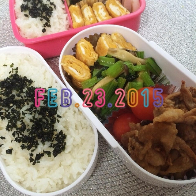 今週はハード(＞人＜;)今日のお弁当☆