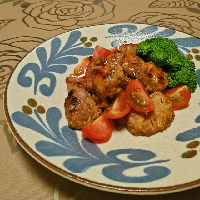 「かんたん酢トマト」で美味しい鶏レバー
