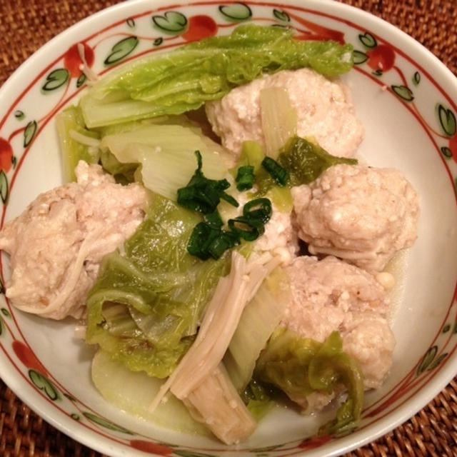 豆腐団子と白菜のコトコト煮