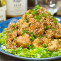 【レシピ】鶏むね肉と春キャベツの♬かんたん油淋鶏♬