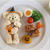 ダッフィーのハロウィンプレート＊キャラごはん